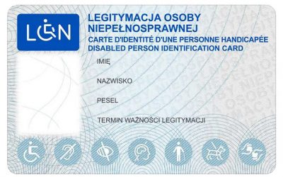 Wystawianie legitymacji osoby niepełnosprawnej