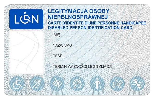 Wystawianie legitymacji osoby niepełnosprawnej