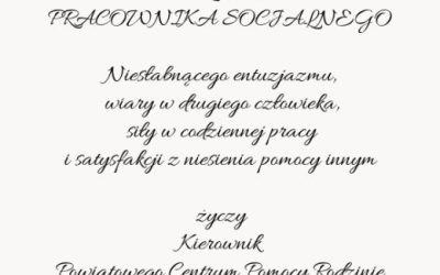 Dzień pracownika socjalnego